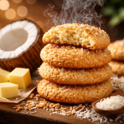 Image of Buttery Coconut Cookies