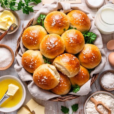 Image of Buttery Pan Rolls for the Bread Machine