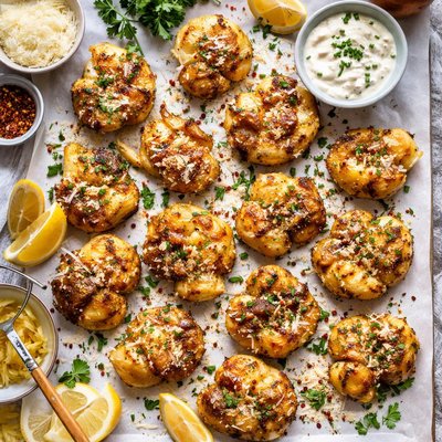 Image of Buttery Roasted Crushed Potatoes