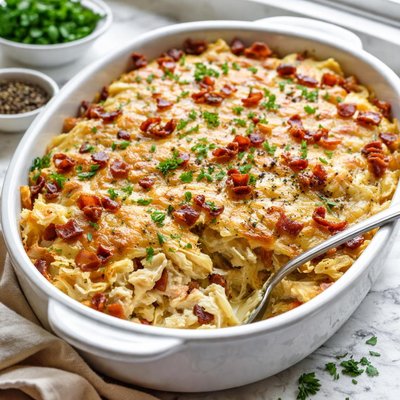 Image of Cabbage and Bacon Bake Fouson De Chou