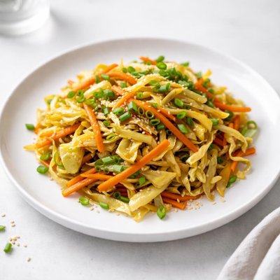 Image of Salteado de Col y Zanahoria al Estilo de la Dieta Mediterránea