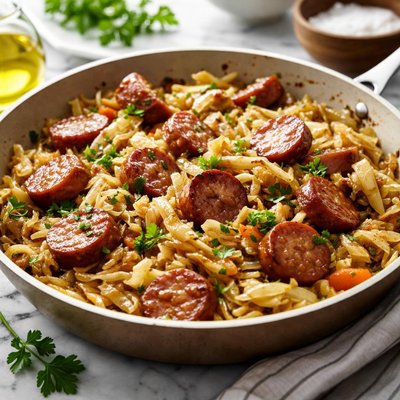 Image of Cabbage and Kielbasa