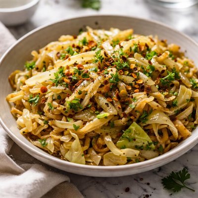 Image of Cabbage and Onion Saute