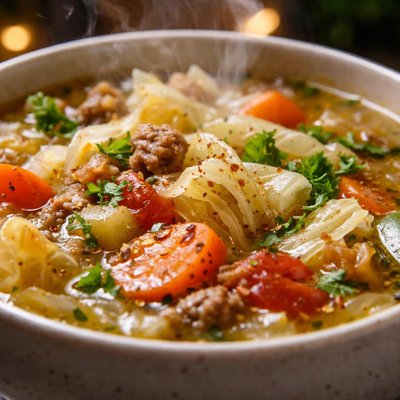 Image of Cabbage and Other Good Stuff Soup