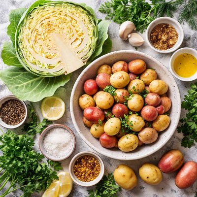 Image of Cabbage and Potatoes