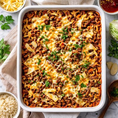 Image of Cabbage Beef Casserole