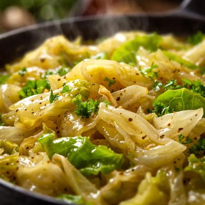 Image of Cabbage Braised in Butter