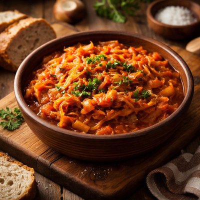 Image of Cabbage in Tomatoes
