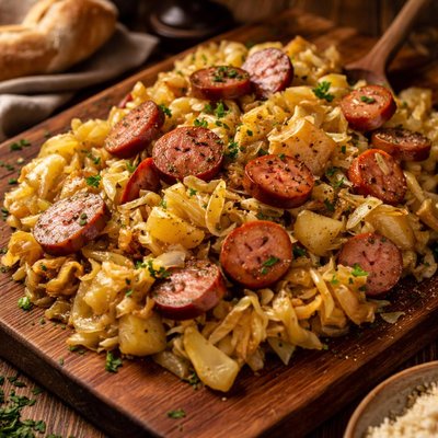 Image of Cabbage Kielbasa Supper