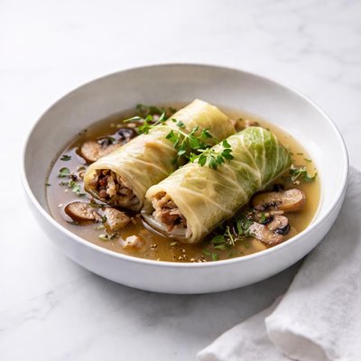 Image of Cabbage Rolls with Mushroom Soup