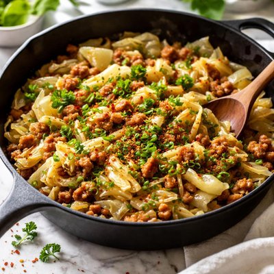 Image of Cabbage Skillet Hasty Tasty
