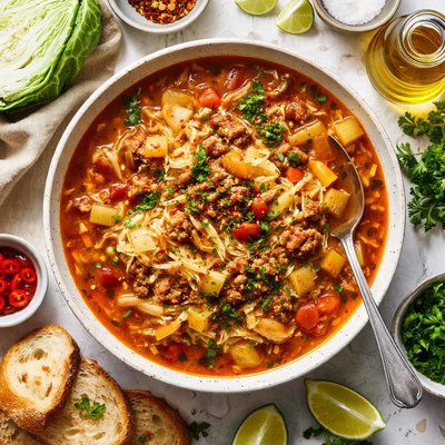 Image of Cabbage Soup Spicy