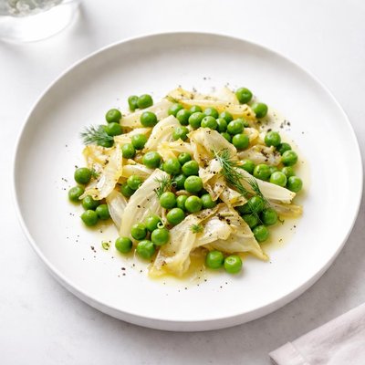 Image of Cabbage with Green Peas