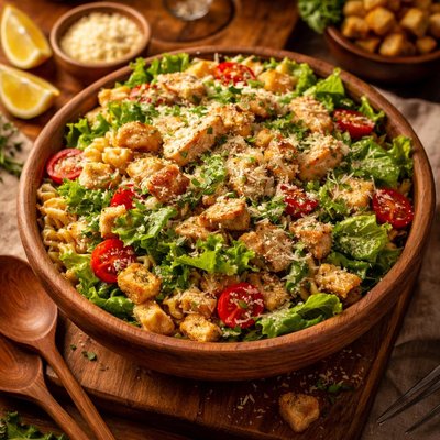 Image of Caesar Chicken Pasta Salad