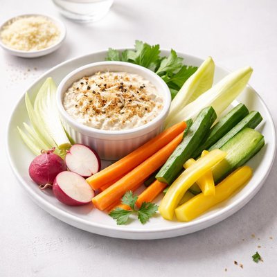 Image of Caesar Dip with Crudites