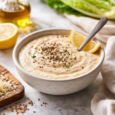Image of Caesar Dressing with Flax Seed
