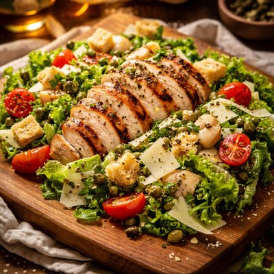 Image of Caesar Salad with Grilled Chicken
