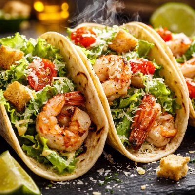 Image of Caesar Seafood Tacos