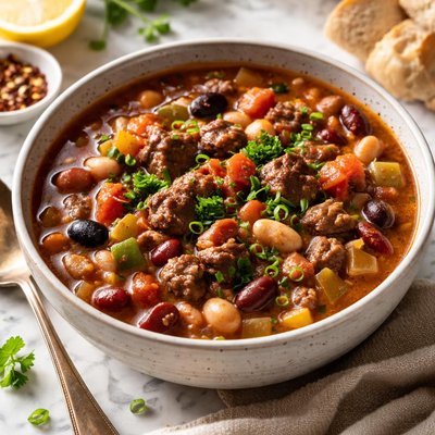 Image of Cajun 18 Bean with Beef Soup