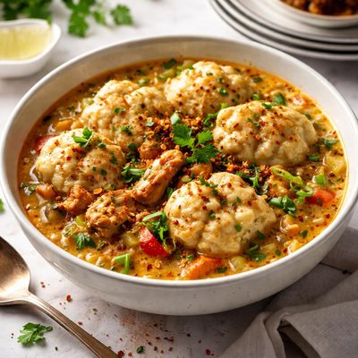 Image of Cajun Chicken and Dumplings