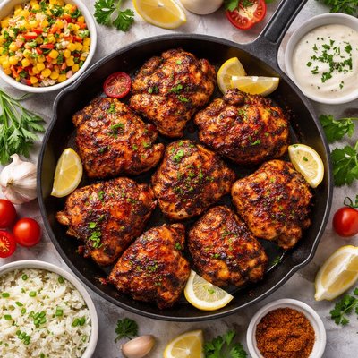 Image of Cajun Chicken Thighs