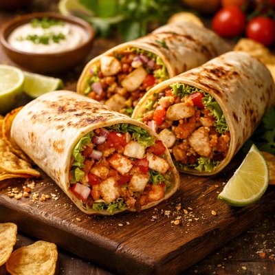 Image of Cajun Chicken Wraps