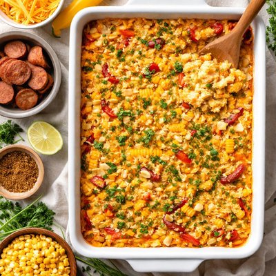 Image of Cajun Corn Casserole
