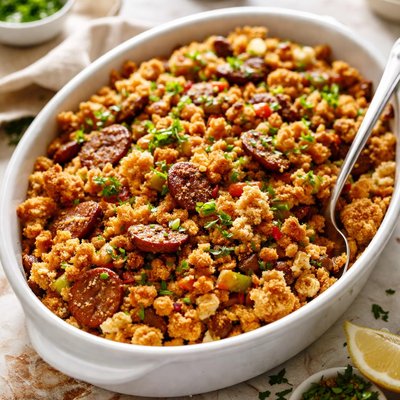 Image of Cajun Cornbread Stuffing