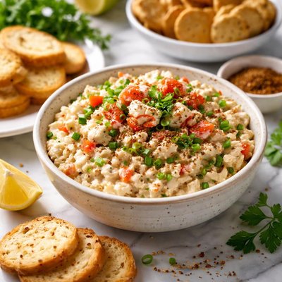 Image of Cajun Crab Spread Using Imitation Crab