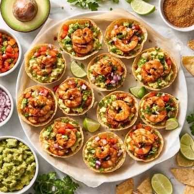 Image of Cajun Guacamole Shrimp Cups