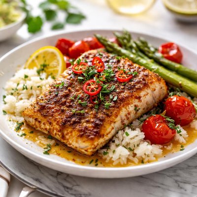 Image of Cajun Halibut