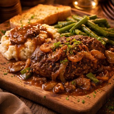 Image of Cajun Hamburger Steak