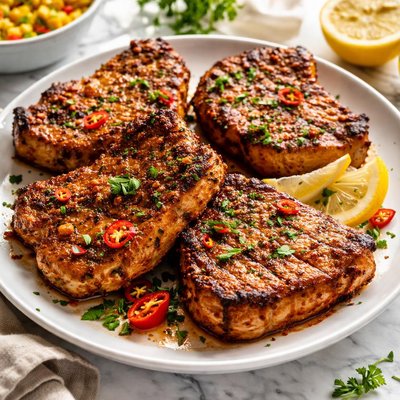 Image of Cajun Marinated Pork Chops