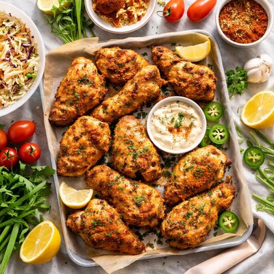 Image of Cajun Oven Fried Chicken