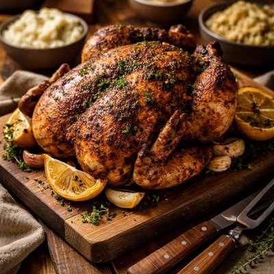 Image of Cajun Roasted Turkey or Chicken