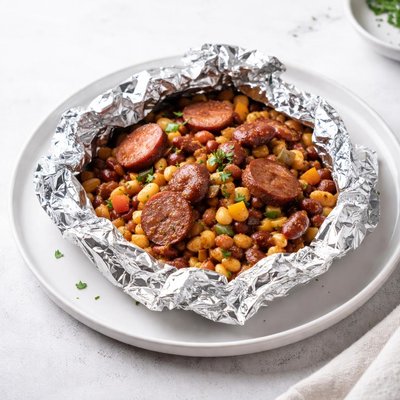 Image of Cajun Sausage and Beans Packets