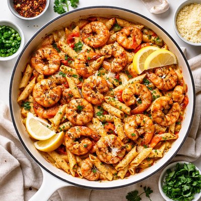 Image of Cajun Shrimp Penne Pasta