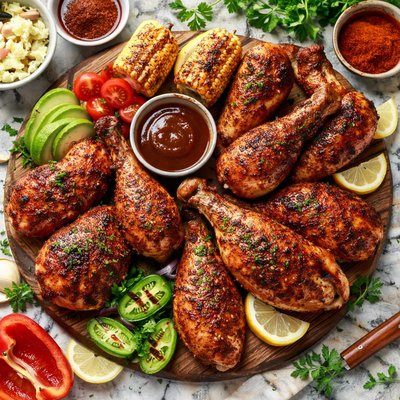 Image of Cajun Spiced Bbq Chicken