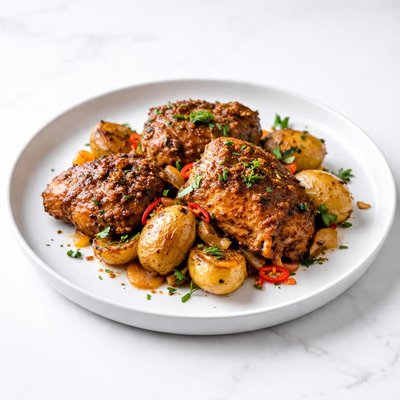 Image of Cajun Spiced Chicken Potatoes