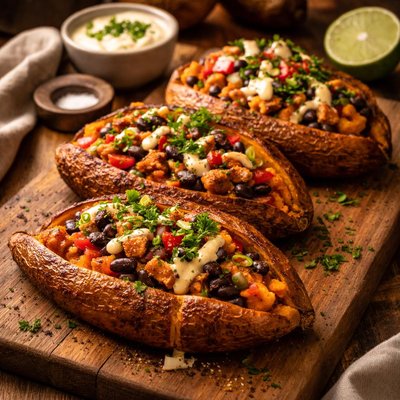 Image of Cajun Style Baked Sweet Potato