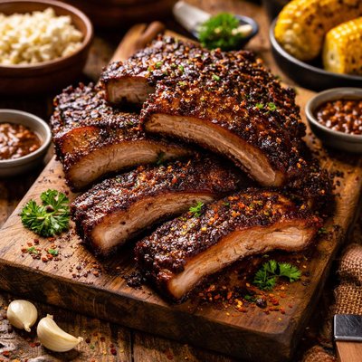 Image of Cajun Style Bbq Ribs