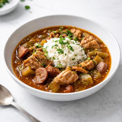 Image of Cajun Style Chicken Gumbo