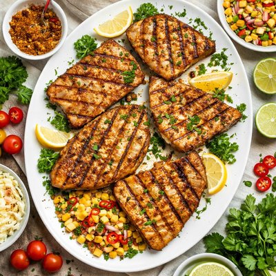 Image of Cajun Style Grilled Swordfish
