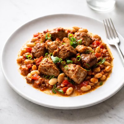 Image of Cajun Style Pork and Beans