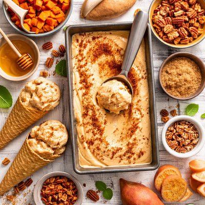 Image of Cajun Sweet Potato Ice Cream