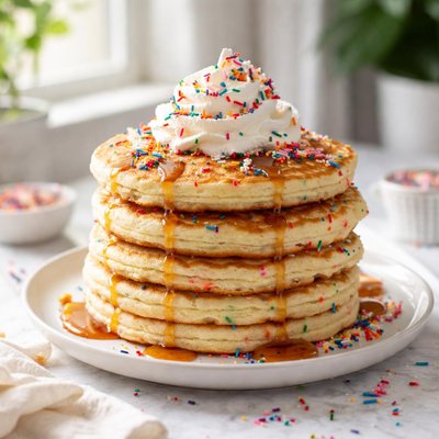 Image of Cake Batter Pancakes