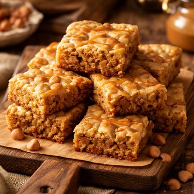 Image of Cake Mix Butterscotch Bars