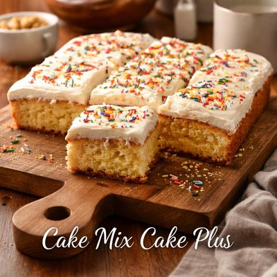 Image of Cake Mix Cake Plus