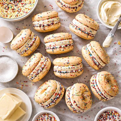 Image of Cake Mix Cookie Sandwiches
