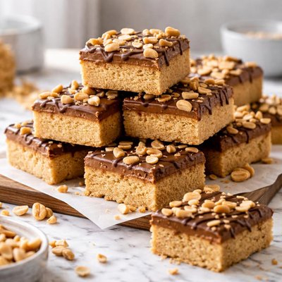 Image of Cake Mix Peanut Butter Squares